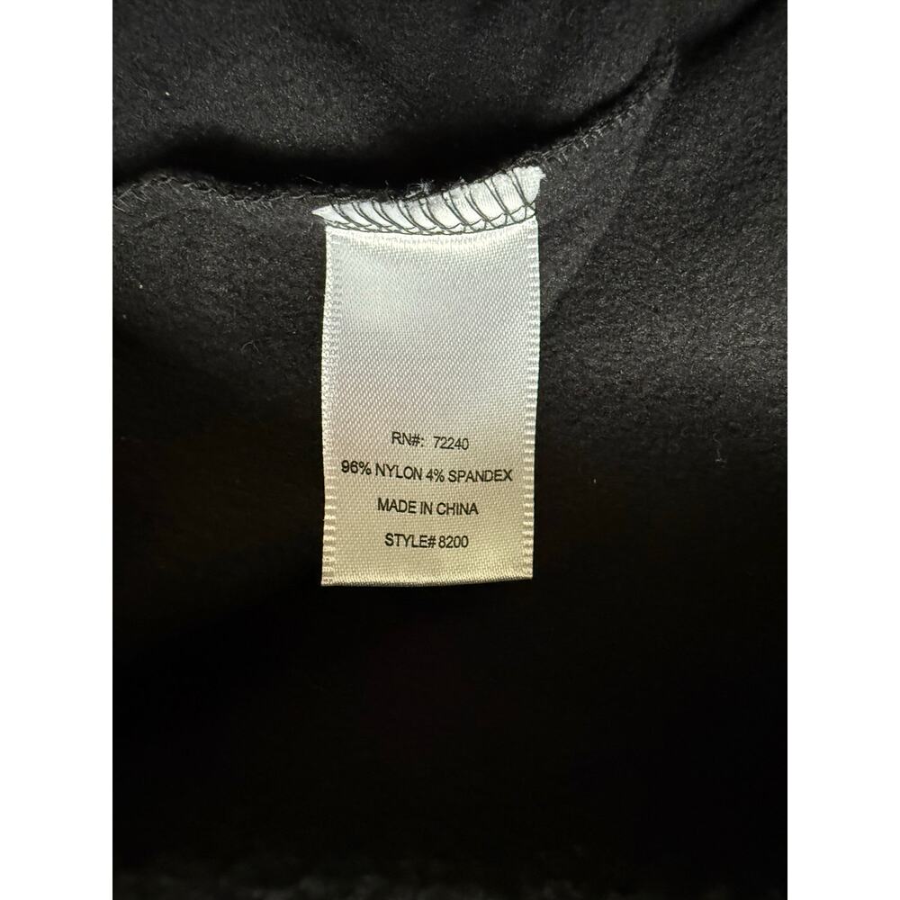Nils Robin Base Layer Top Size Small Black Fleece… - image 6